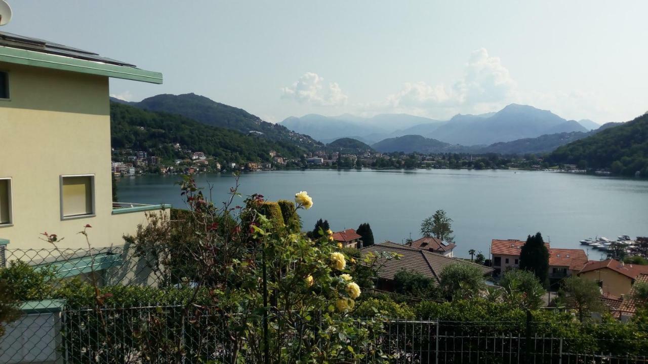 Villa Panoramica Lavena Ponte Tresa Bagian luar foto